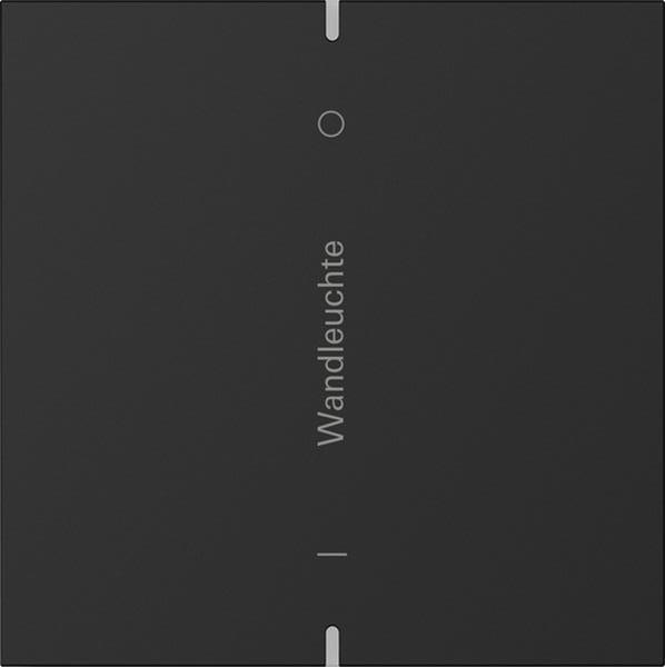 Gira Wippenset 1f indiv. Tastsens.4.95  Alum.Schwarz m(lack.)