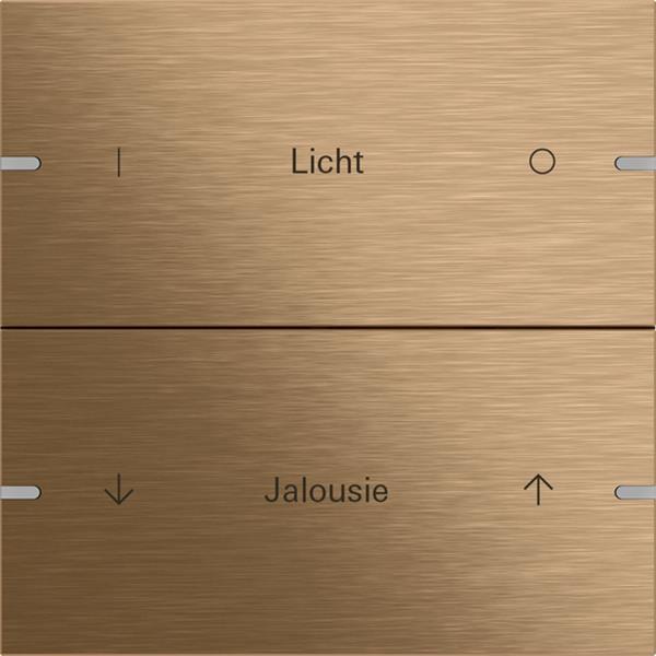 Gira Wippenset 2f indiv. Tastsens.4.95  Bronze