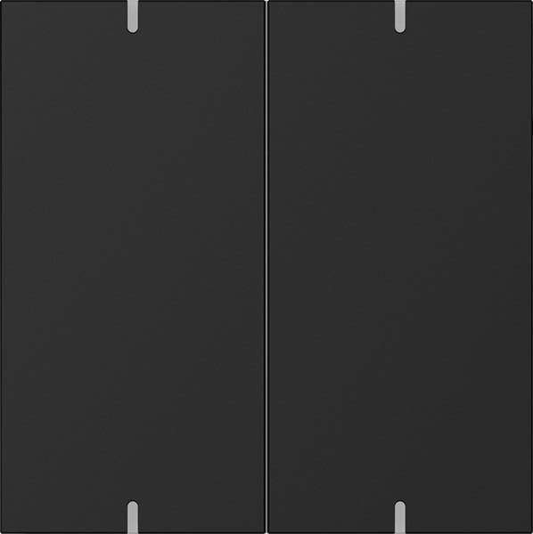 Gira Wippenset 2f Tastsens.4.95  Alum.Schwarz m(lack.)
