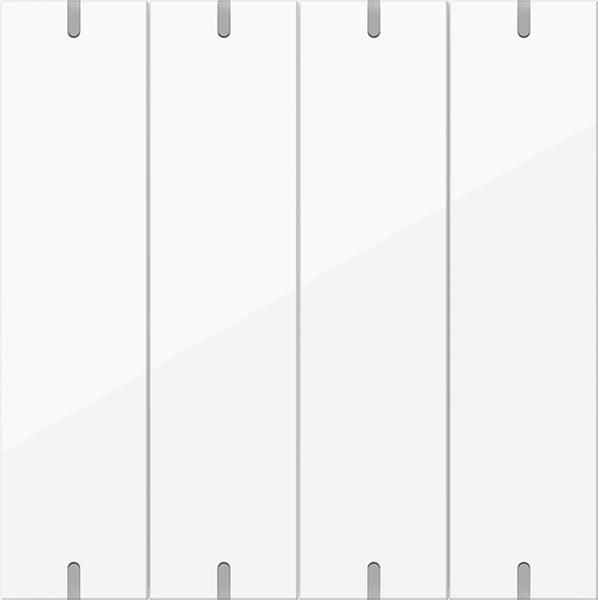 Gira Wippenset 4f Tastsens.4.95  Alum.Reinweiß(lack.)