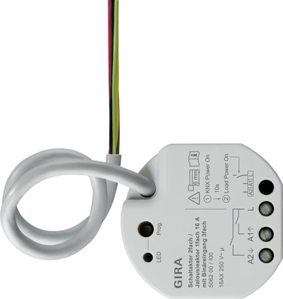 Gira Schalt-/Jal.aktor 2f/1f 16 A UP OneKNX