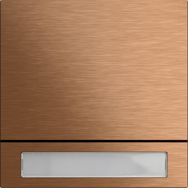 Ruftastenmodul 1f System 106 Bronze