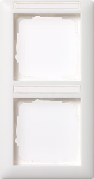 Gira Abdeckrahmen 2f senkr. BSF Gira Standard 55 Reinweiß