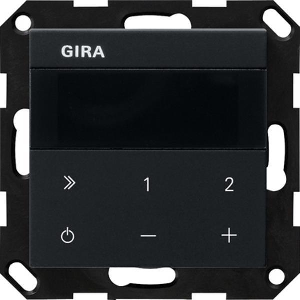 Gira UP-Radio IP System 55 Schwarz m