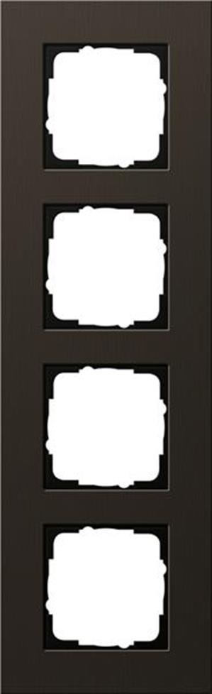 Gira Abdeckrahmen 4f Gira Esprit Alum.Braun(elox.)