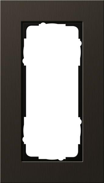 Gira Abdeckrahmen 2f o.M. Gira Esprit Alum.Braun(elox.)