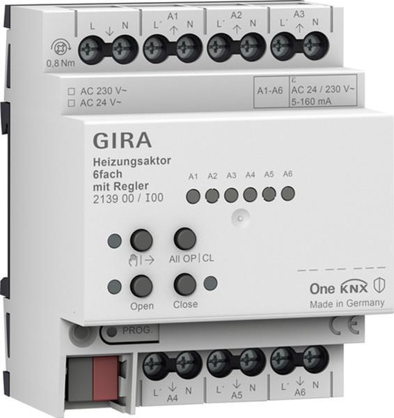 Gira Heizungsaktor 6f Regler OneKNX REG