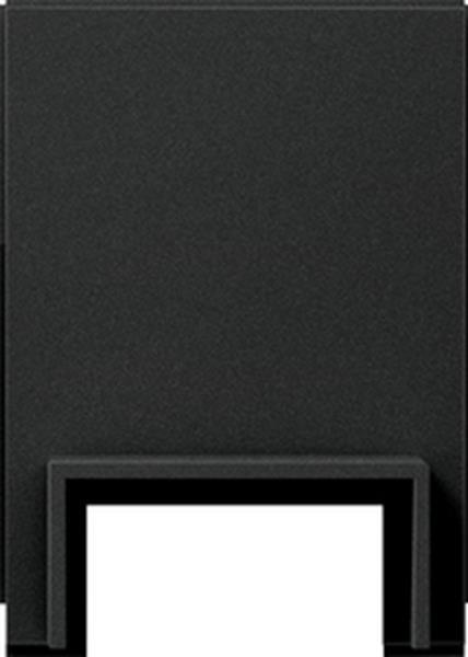 Gira Adapter Ltg.einf. Kanal 13 x 25 mm K/P System 55 Schwarz m Gira Adapter Ltg.einf. Kanal 13 x 25 mm K/P System 55 Schwarz m