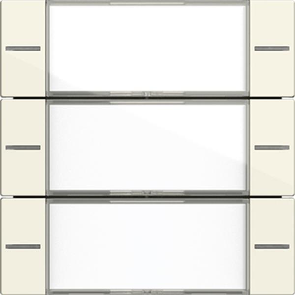Gira Wippenset 3f BSF Tastsens.4 System 55 Klar/Cremeweiß