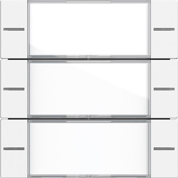 Wippenset 3f BSF Tastsens.4 System 55 Klar/Reinweiß m