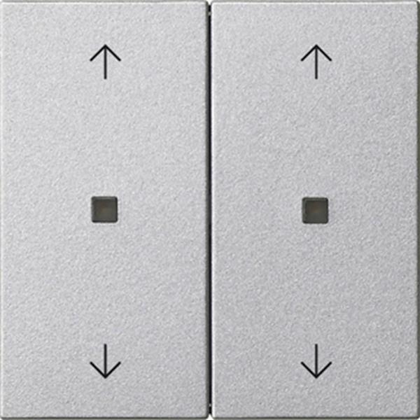 Gira Wippe 2f Pfeile Kontrollf. System 55 F Alu