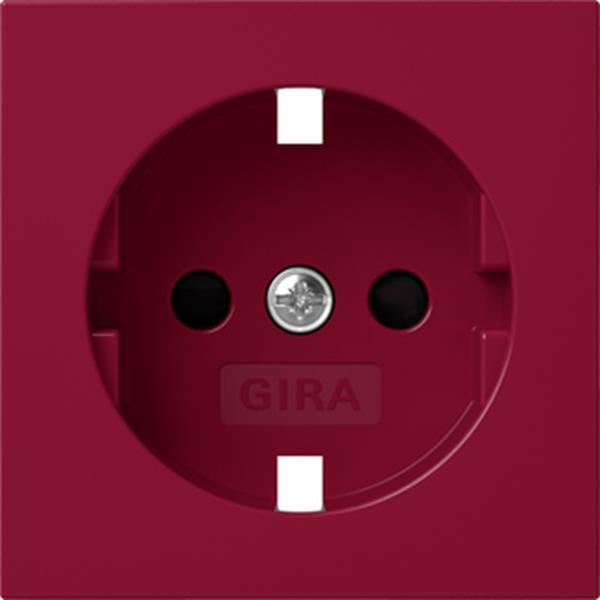 Gira EZ-TL: Abdeckung SCHUKO-Steckdose SP WSV System 55 Rot Gira EZ-TL: Abdeckung SCHUKO-Steckdose SP WSV System 55 Rot