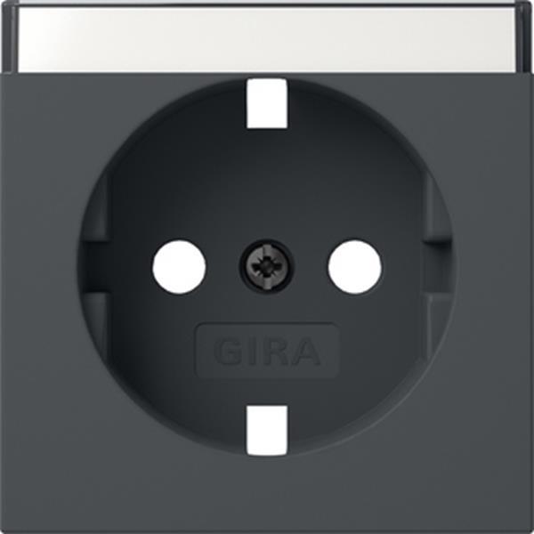Gira EZ-TL: Abdeckung SCHUKO-Steckdose BSF System 55 Anthrazit