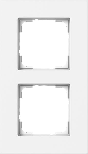 Gira Abdeckrahmen 2f Gira Esprit Alum.Reinweiß m(lack.)