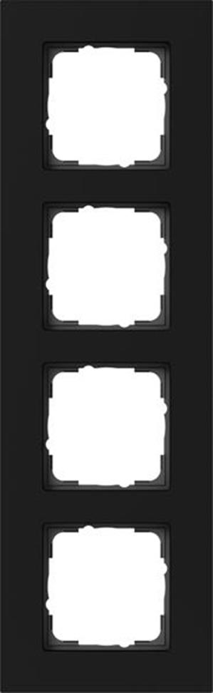 Gira Abdeckrahmen 4f Gira Esprit Alum.Schwarz m(lack.) Gira Abdeckrahmen 4f Gira Esprit Alum.Schwarz m(lack.)