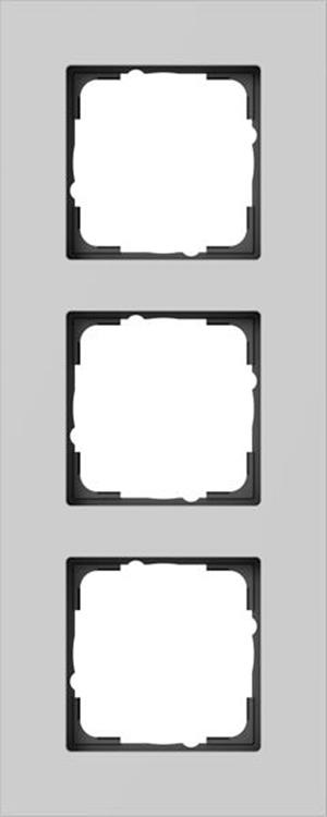 Gira Abdeckrahmen 3f Gira Esprit Alum.Grau m(lack.)