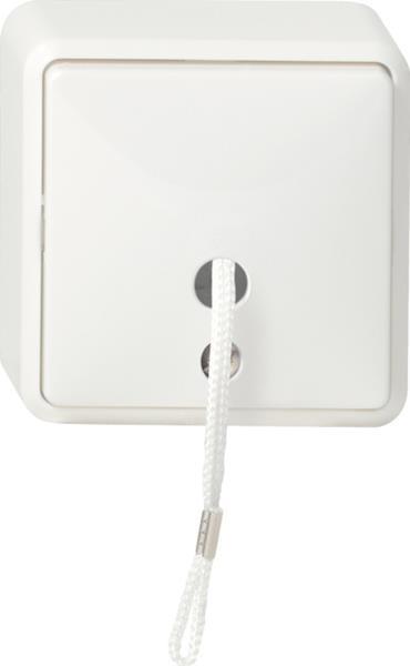Gira Zugschalter AusWe Aufputz Reinweiß