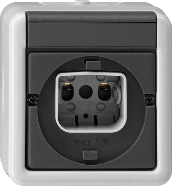 Gira Lichtsignal Bajonett WG Aufputz Grau