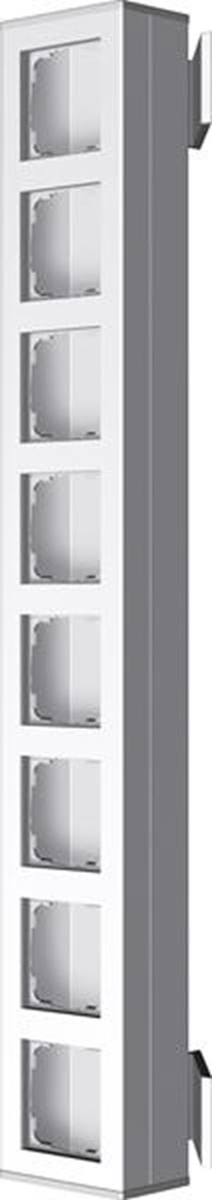 Gira Profil 8f Befestig.winkel Profil 55 Alum.Reinweiß(lack.)