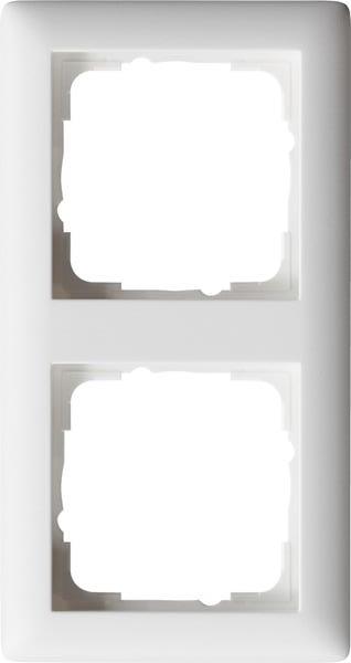 Gira Abdeckrahmen 2f Gira Standard 55 Reinweiß m