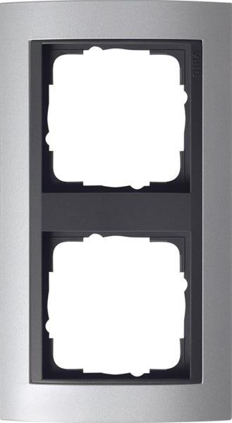 Gira Abdeckrahmen 2f Zwischenrahmen AN Gira Event F Alu