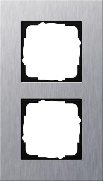 Gira Abdeckrahmen 2f Gira Esprit Aluminium