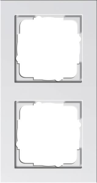 Gira Abdeckrahmen 2f Gira E2 Reinweiß m
