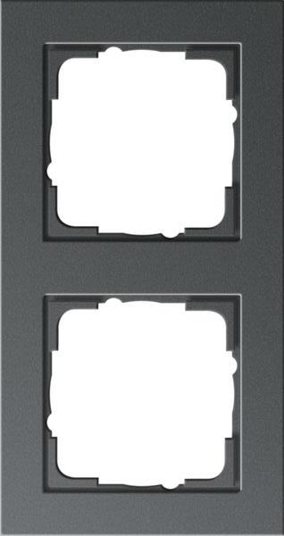 Gira Abdeckrahmen 2f Gira E2 Anthrazit