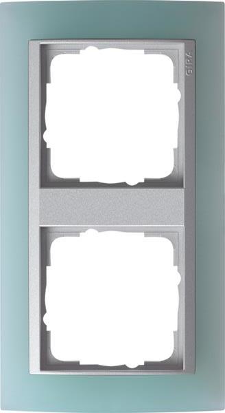 Gira Abdeckrahmen 2f Zwischenrahmen F Alu Gira Event Opak Mint