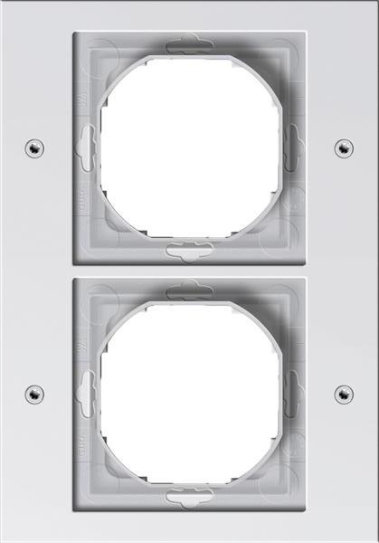 Gira Abdeckrahmen 2f Gira TX_44 (WG UP) Reinweiß