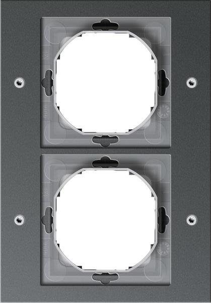 Gira Abdeckrahmen 2f Gira TX_44 (WG UP) Anthrazit
