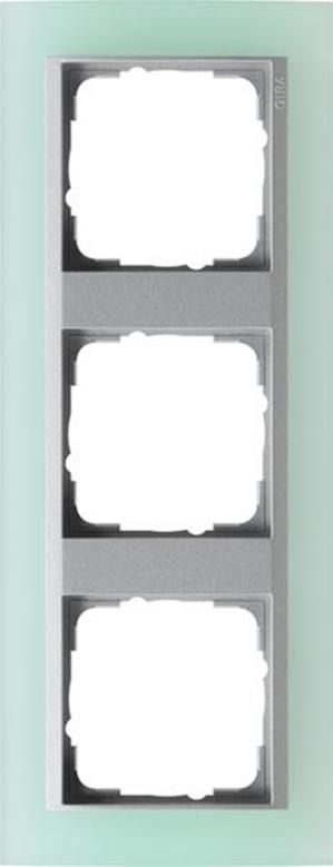 Gira Abdeckrahmen 3f Zwischenrahmen F Alu Gira Event Opak Mint