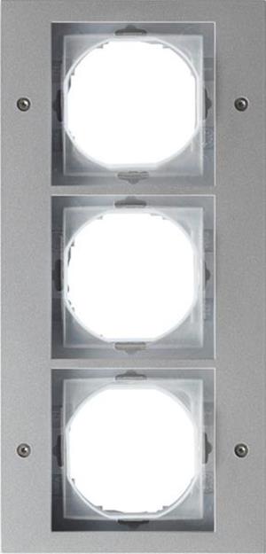 Gira Abdeckrahmen 3f Gira TX_44 (WG UP) F Alu