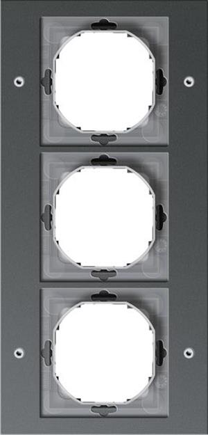 Gira Abdeckrahmen 3f Gira TX_44 (WG UP) Anthrazit