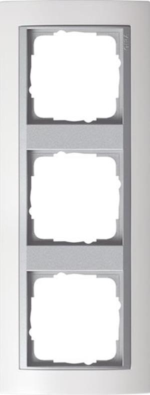 Gira Abdeckrahmen 3f Zwischenrahmen F Alu Gira Event Reinweiß m