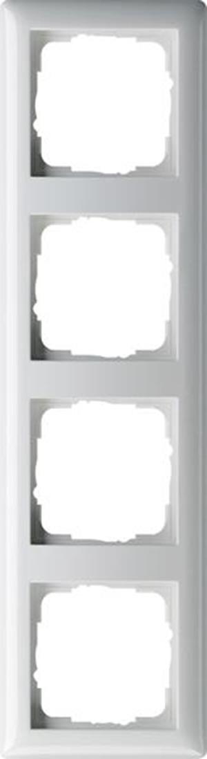 Gira Abdeckrahmen 4f Gira Standard 55 Reinweiß