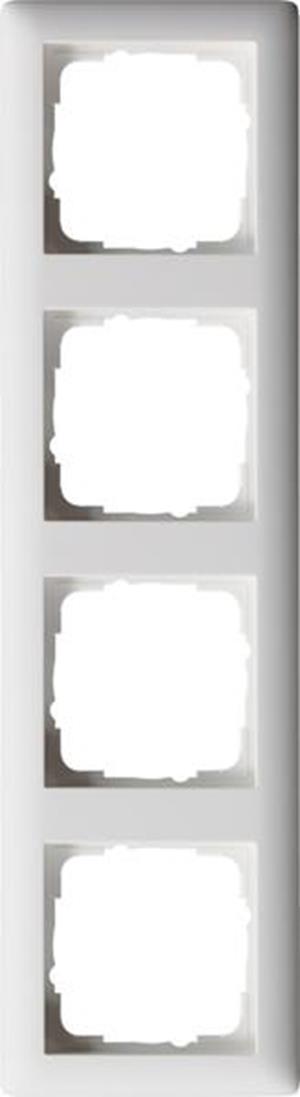 Gira Abdeckrahmen 4f Gira Standard 55 Reinweiß m