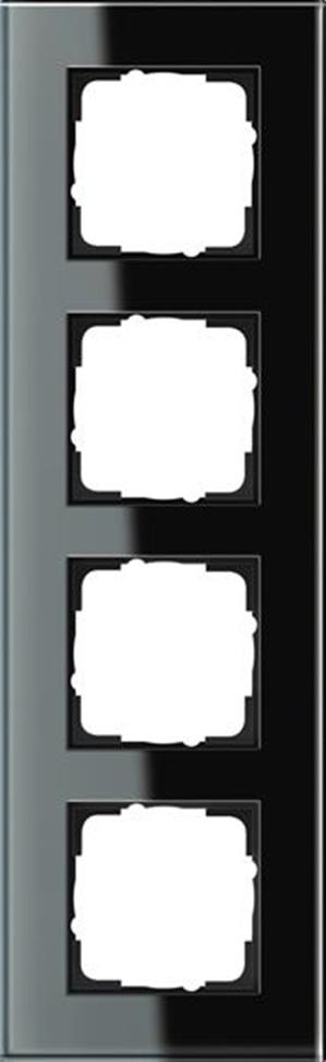 Gira Abdeckrahmen 4f Gira Esprit G Schwarz