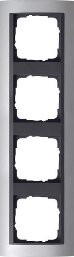 Gira Abdeckrahmen 4f Zwischenrahmen AN Gira Event F Alu