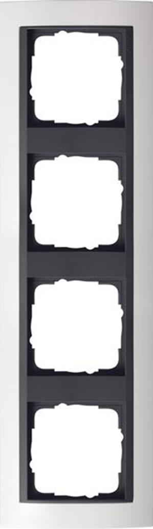 Gira Abdeckrahmen 4f Zwischenrahmen AN Gira Event Reinweiß m