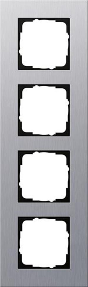 Gira Abdeckrahmen 4f Gira Esprit Aluminium