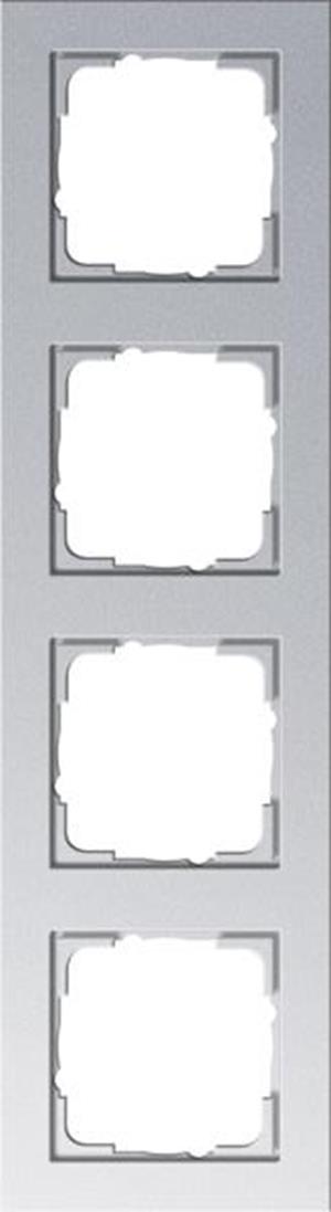 Gira Abdeckrahmen 4f Gira E2 F Alu