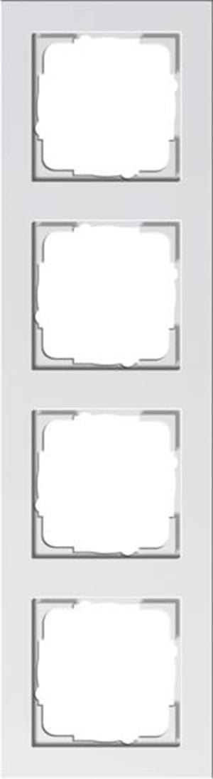 Gira Abdeckrahmen 4f Gira E2 Reinweiß