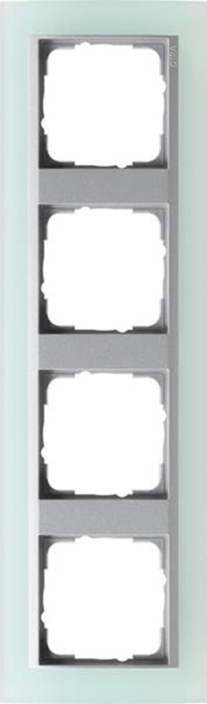 Gira Abdeckrahmen 4f Zwischenrahmen F Alu Gira Event Opak Mint