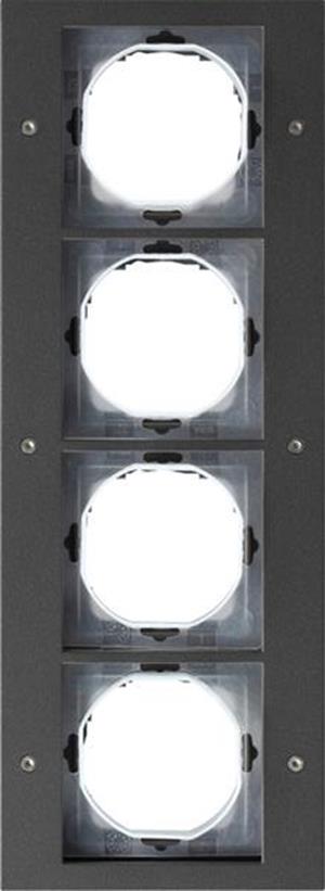 Gira Abdeckrahmen 4f Gira TX_44 (WG UP) Anthrazit