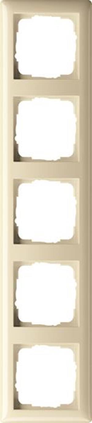 Gira Abdeckrahmen 5f Gira Standard 55 Cremeweiß