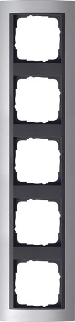 Gira Abdeckrahmen 5f Zwischenrahmen AN Gira Event F Alu