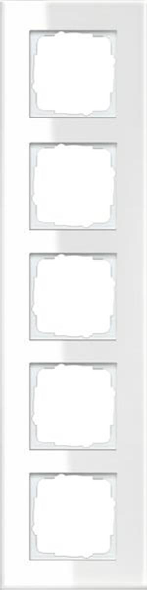 Gira Abdeckrahmen 5f Gira Esprit G Weiß