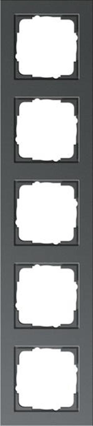 Gira Abdeckrahmen 5f Gira E2 Anthrazit