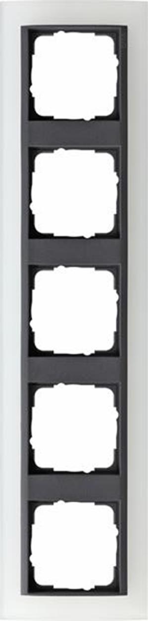 Gira Abdeckrahmen 5f Zwischenrahmen AN Gira Event Opak Weiß